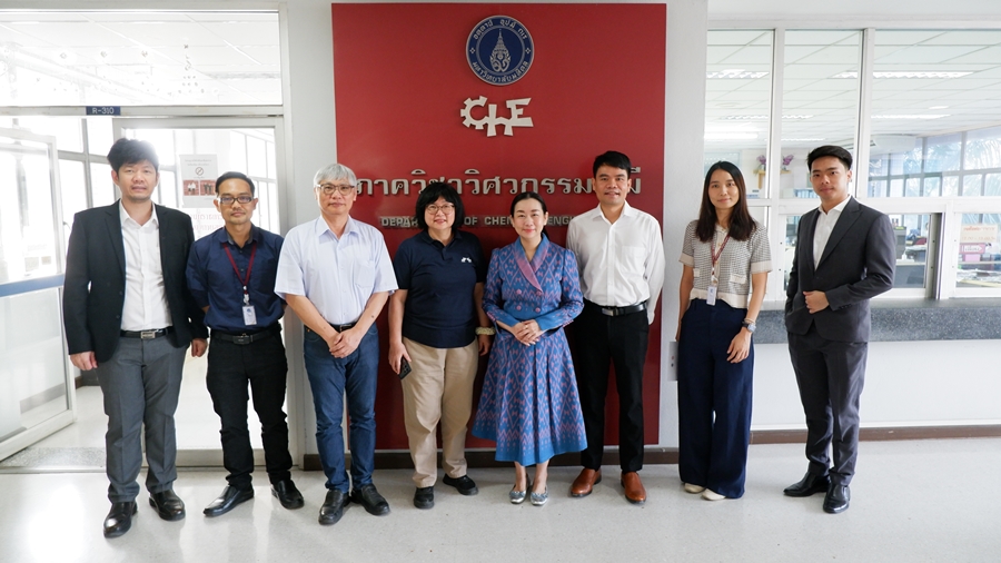 EGCHE representatives welcomed Prof. Chien-Hsiang Chang and Prof. Mei-Jywan Syu, Department of Chemical Engineering, College of Engineering, National Cheng Kung University.