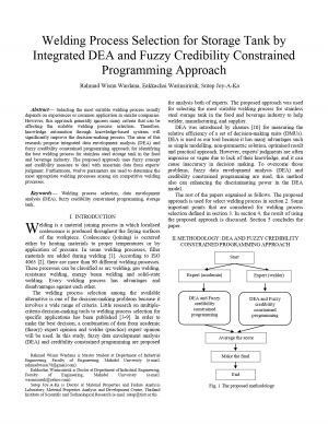 ICAMT 2018_Wisanu_Welding process selection for storage tank by integrated dea and fuzzy Credibility Constrained Programming Approach_page-0001.jpg