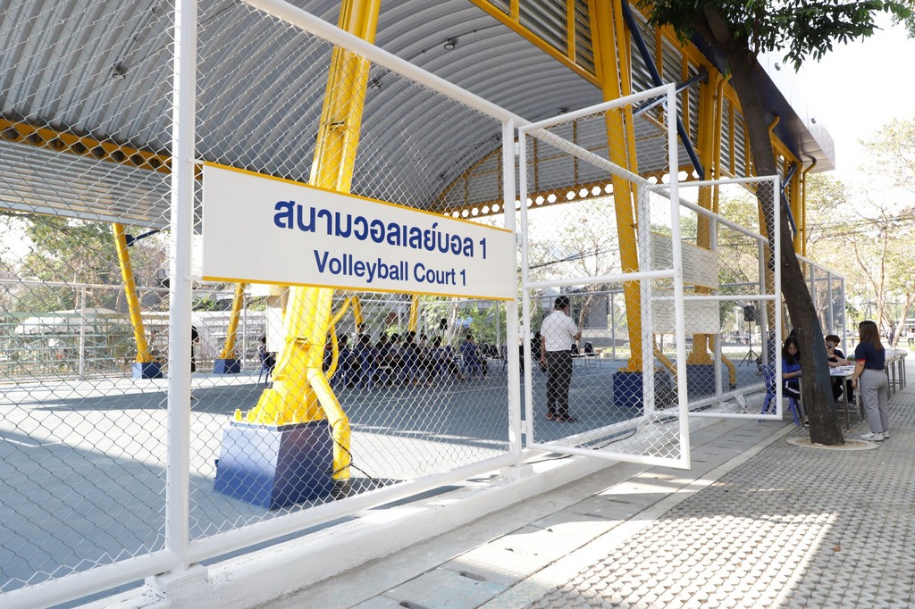 คณบดี คณะวิศวกรรมศาสตร์ เข้าร่วมพิธิเปิดลานกีฬาเพื่อสุขภาพ มหาวิทยาลัยมหิดล