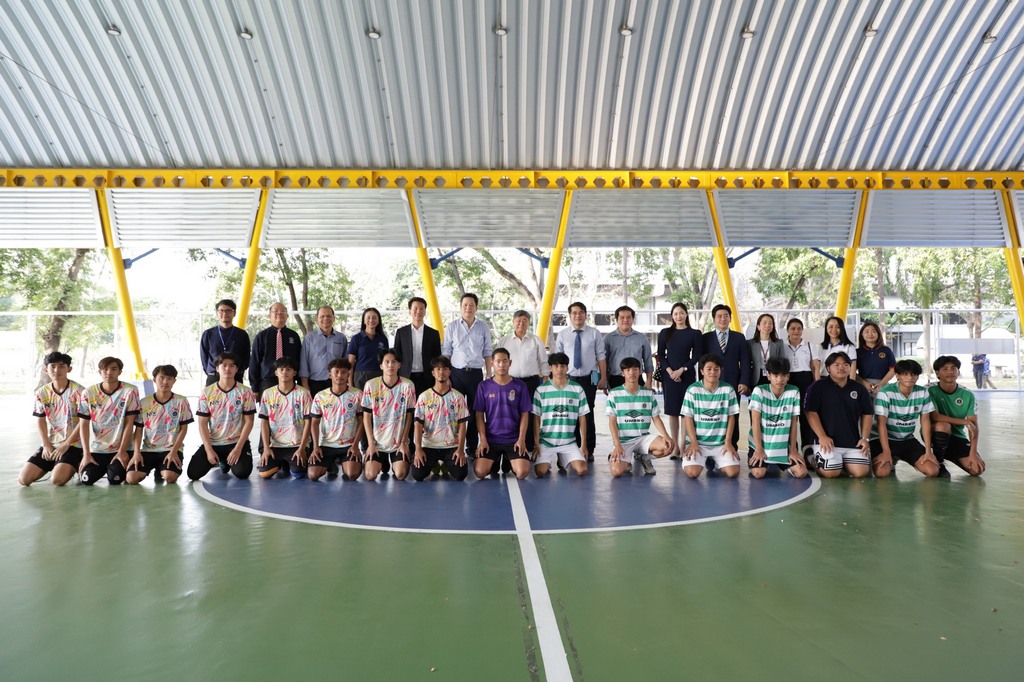 คณบดี คณะวิศวกรรมศาสตร์ เข้าร่วมพิธิเปิดลานกีฬาเพื่อสุขภาพ มหาวิทยาลัยมหิดล