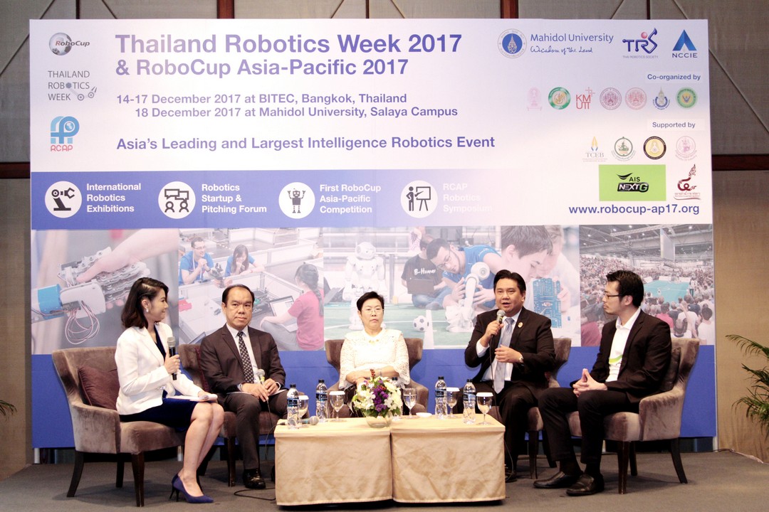 ไทยรับเจ้าภาพ RoboCup Asia-Pacific 2017 เปิดเวทีแข่งขันหุ่นยนต์ครั้งแรกของเอเชียแปซิฟิค พร้อมจัดพิชชิ่งจับคู่ธุรกิจปั้นสตาร์ทอัพไทยรับยุคไทยแลนด์ 4.0