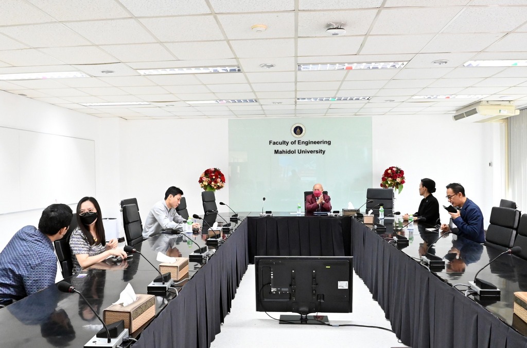 คณะวิศวกรรมศาสตร์ มหาวิทยาลัยมหิดล ต้อนรับผู้แทนจาก Norwich Internatiomal school 