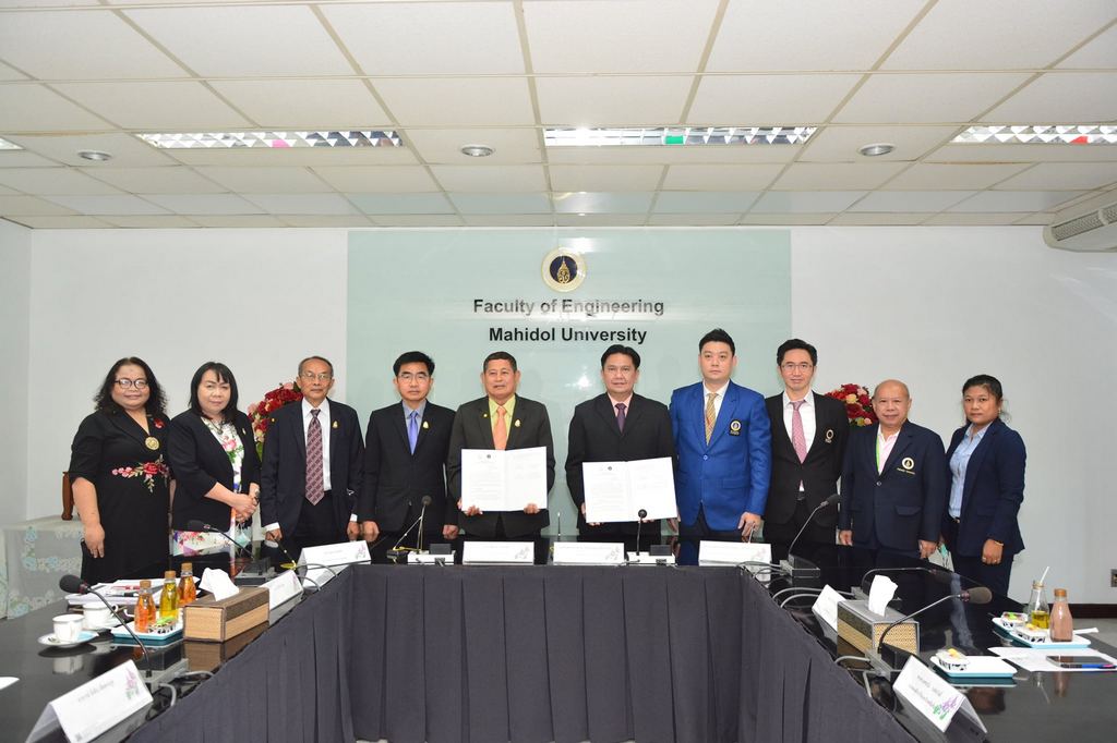 MoU Signing Ceremony Between the Faculty of Engineering, Mahidol University and the Council of Community-Public Health for Academic Cooperation