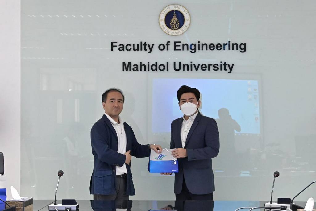 The Faculty of Engineering, Mahidol University welcomed Prof. Dr. Taikyeong Jeong, Head of the Department of Artificial Intelligence Convergence and Prof. Dr. Juyong Kim, of the Department of Fiber Engineering, representatives from the School of Artificial Intelligence Convergence Hallym University, South Korea.