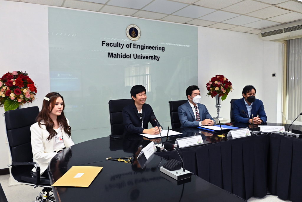 The Faculty of Engineering, Mahidol University signed a Memorandum of Understanding for Academic Cooperation (MoU) with ARSA Productions.