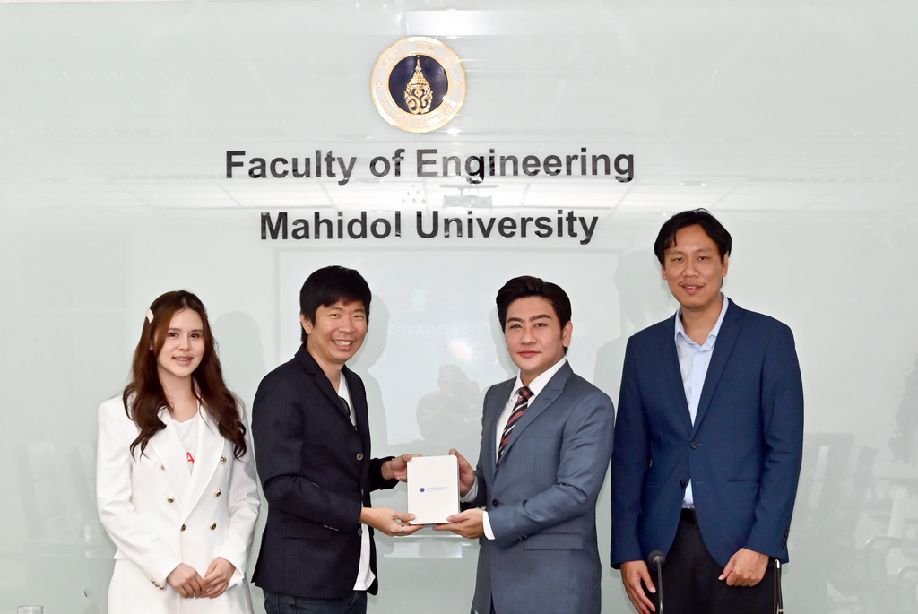 The Faculty of Engineering, Mahidol University signed a Memorandum of Understanding for Academic Cooperation (MoU) with ARSA Productions.