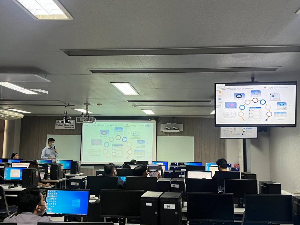The Faculty of Engineering, Mahidol University collaborated with CADFEM SEA Company who organized a World Class Standard Engineering Development Software Skill Workshop (Ansys). 