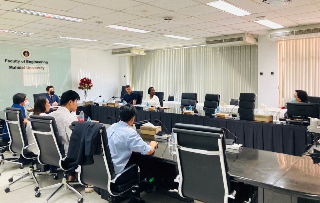 The Faculty of Engineering, Mahidol University welcomed representatives from Royal Academy of Engineering on the occasion of faculty visits and an academic meeting.”