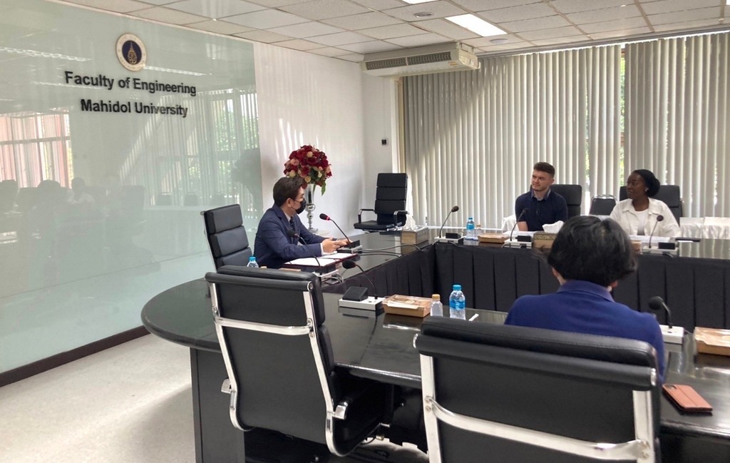 The Faculty of Engineering, Mahidol University welcomed representatives from Royal Academy of Engineering on the occasion of faculty visits and an academic meeting.”