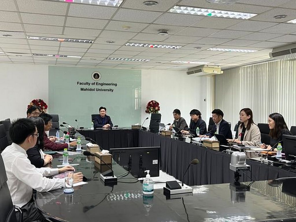 Faculty of Engineering at Mahidol University welcomed representatives from Persol Cross Technology Company, Japan, and Shinsei Solution Recruitment (Thailand)