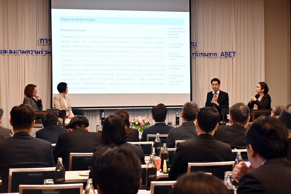 The Faculty of Engineering, Mahidol University participated in a preparatory meeting and a memorandum of understanding signing ceremony for academic cooperation under the project aimed at driving Thai higher education institutions to achieve ABET accreditation by 2025