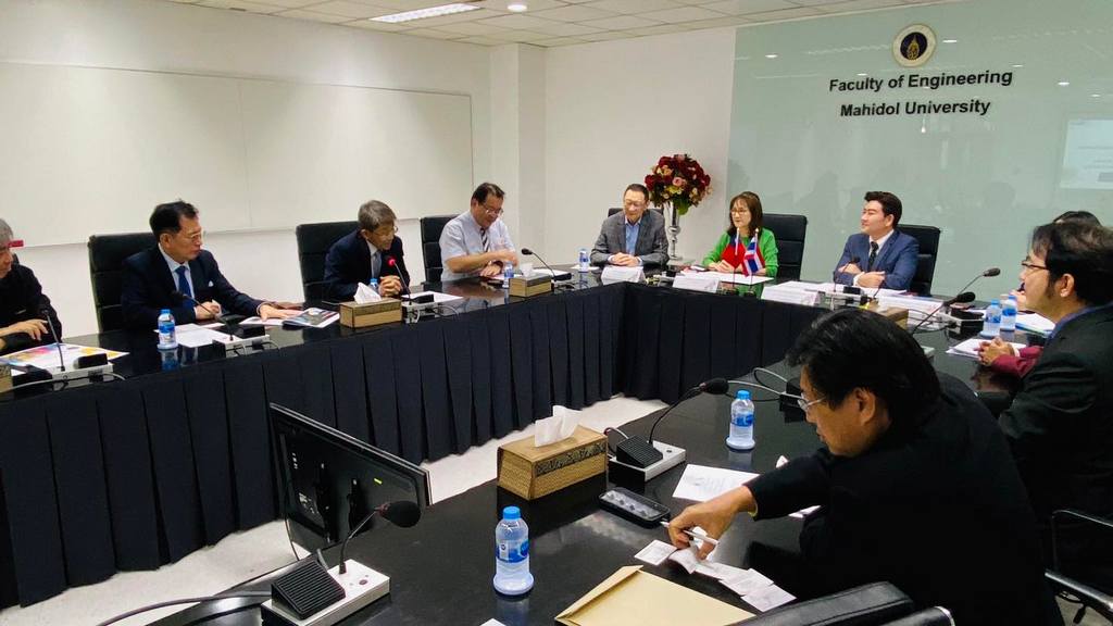 Memorandum of Understanding (MoU) Signing Ceremony between the Faculty of Engineering, Mahidol University, and Lunghwa University of Science and Technology