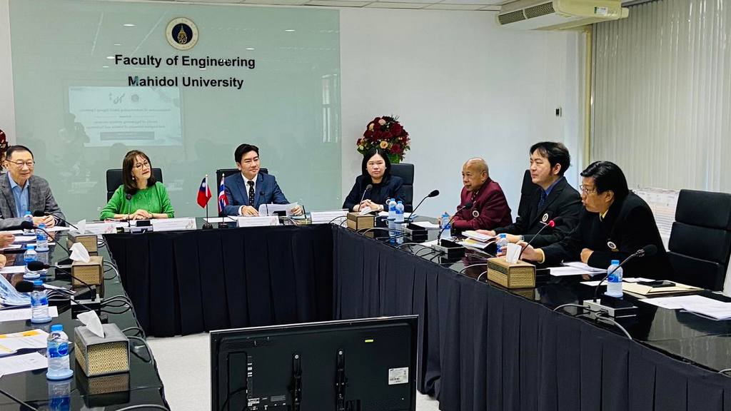 Memorandum of Understanding (MoU) Signing Ceremony between the Faculty of Engineering, Mahidol University, and Lunghwa University of Science and Technology