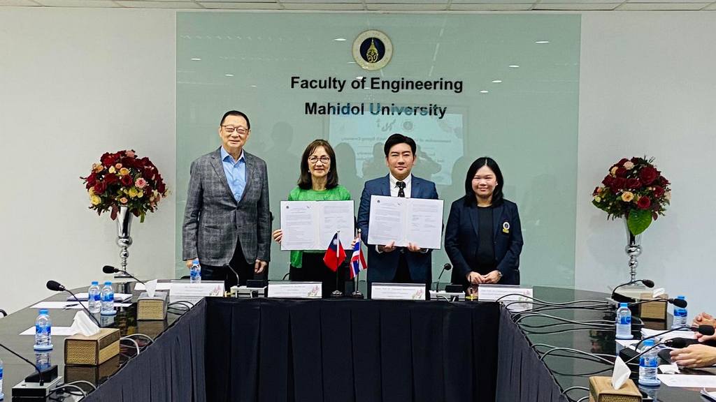 Memorandum of Understanding (MoU) Signing Ceremony between the Faculty of Engineering, Mahidol University, and Lunghwa University of Science and Technology