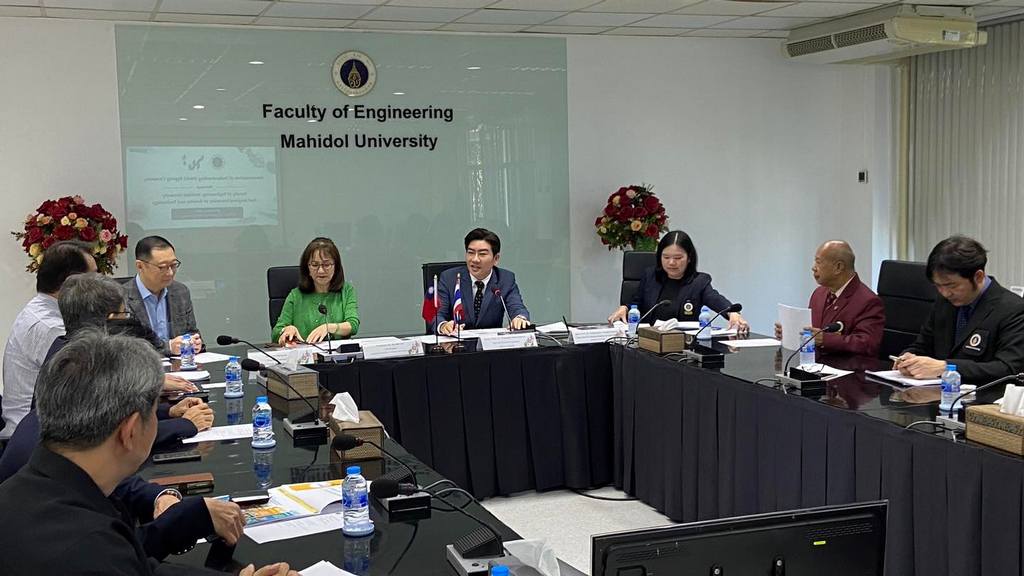Memorandum of Understanding (MoU) Signing Ceremony between the Faculty of Engineering, Mahidol University, and Lunghwa University of Science and Technology