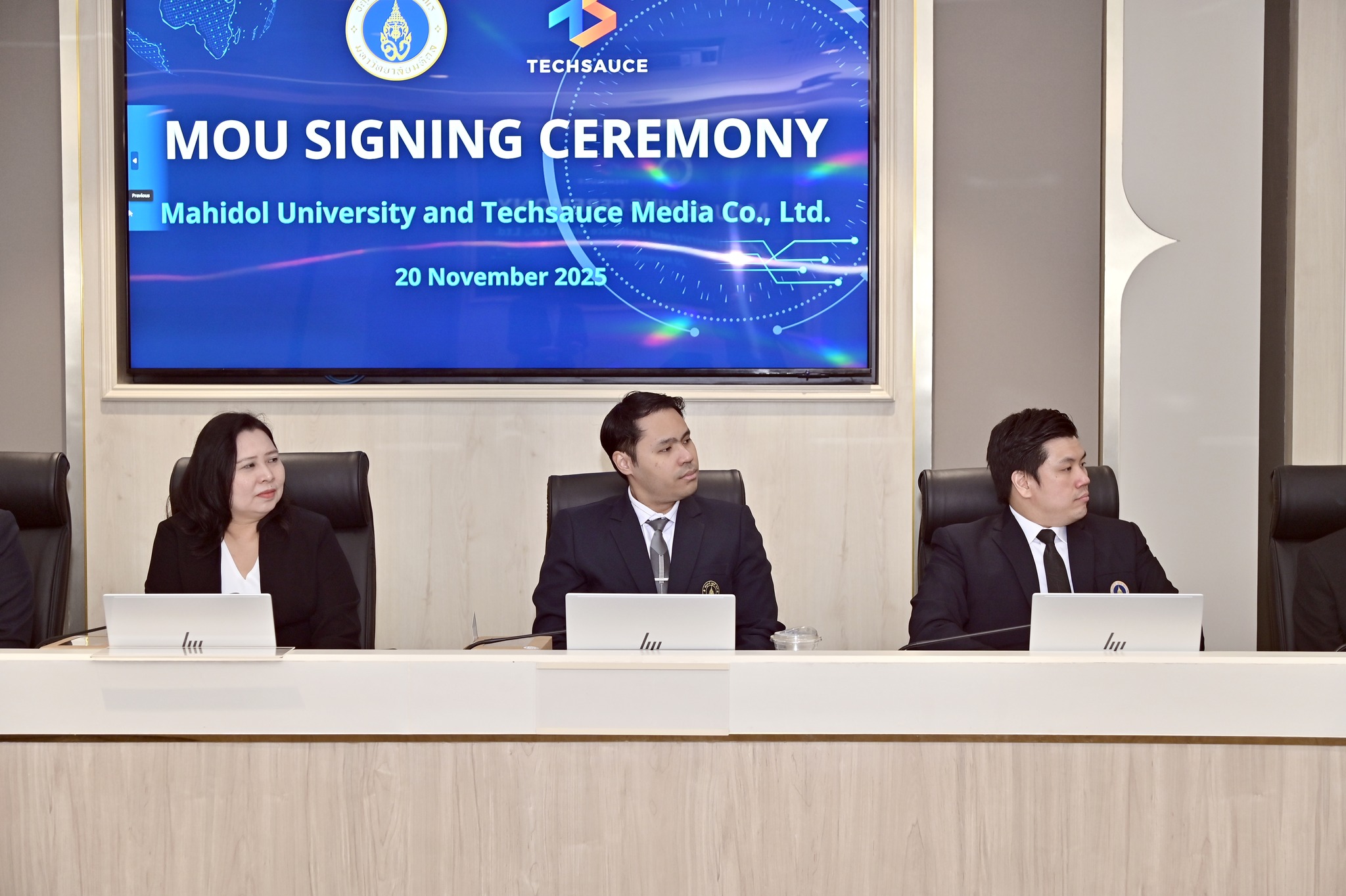 Mahidol Engineering Joins MOU Signing Ceremony Between Mahidol University and Techsauce to Strengthen Innovation Collaboration