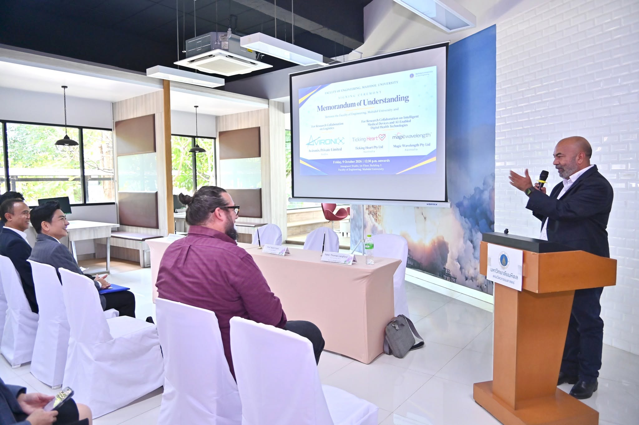 Mahidol Engineering Strengthens International Partnerships Through MOU Signings with Leading Organizations from Australia and India