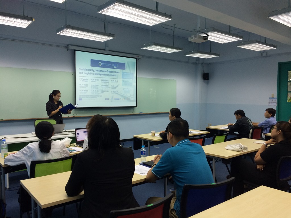 Mahidol Engineering organised Sustainability, Healthcare Supply Chain and Logistics Management Seminar under support by the European Union's Horizon 2020 research and innovation programme